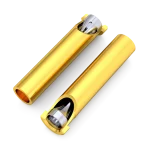 尾部压接线电源插座连接器