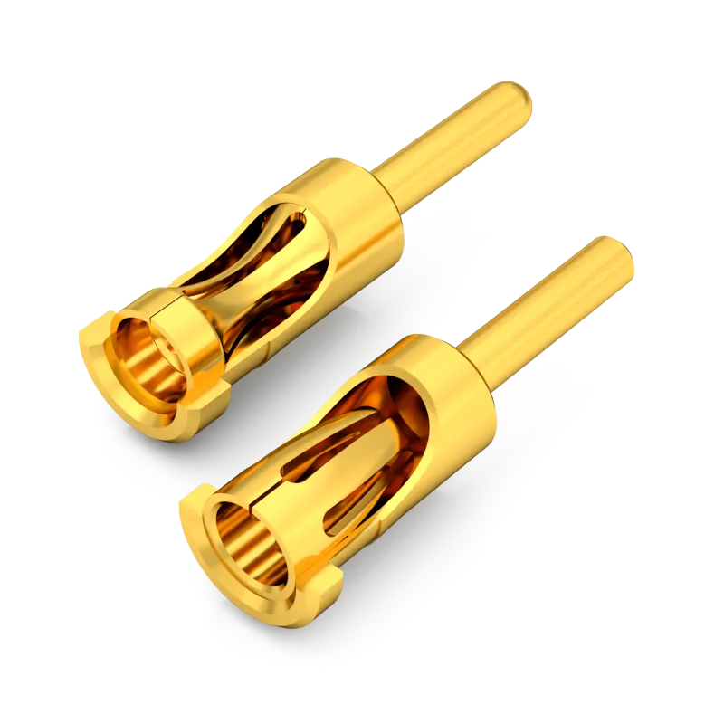 带插脚电源插座连接器